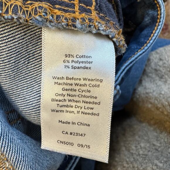 Talbots Flawless Bootcut Curvy Blue Jeans Size 12 Long (12L) - Picture 7 of 9